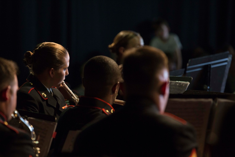 2d Marine Division Band performs at Chateau-Thierry, May 23, 2018