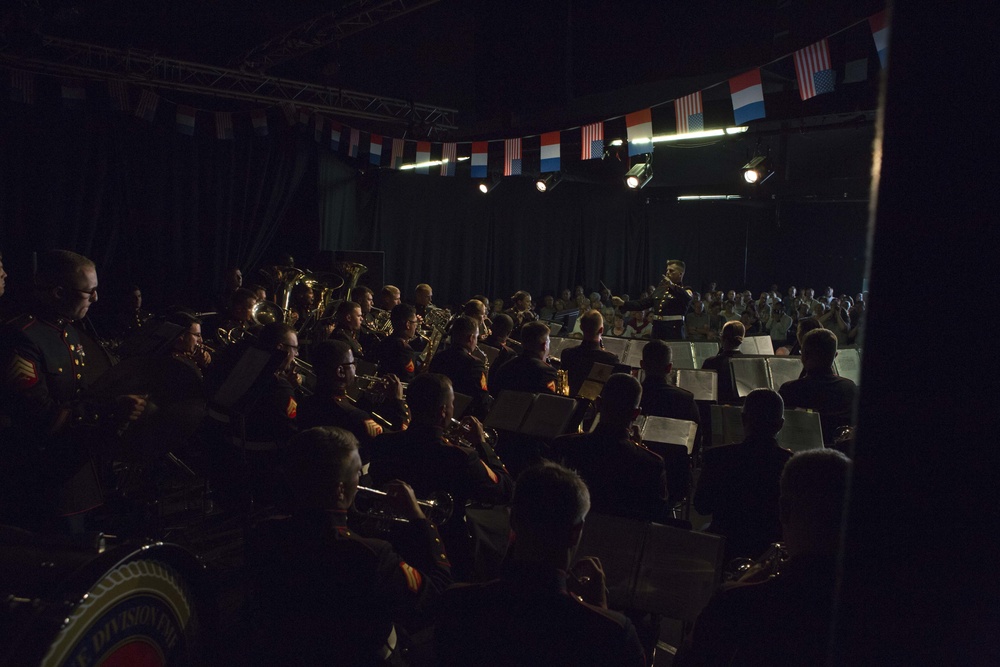 2d Marine Division Band performs at Chateau-Thierry, May 23, 2018