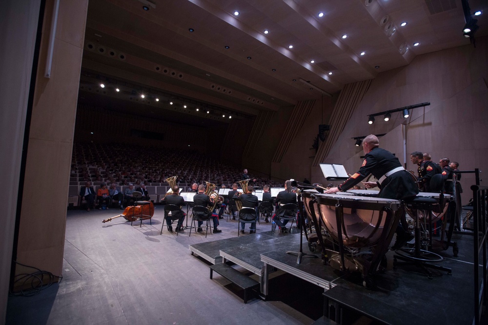 2d Marine Division Band performs at City of Music de la Danse, May 25, 2018