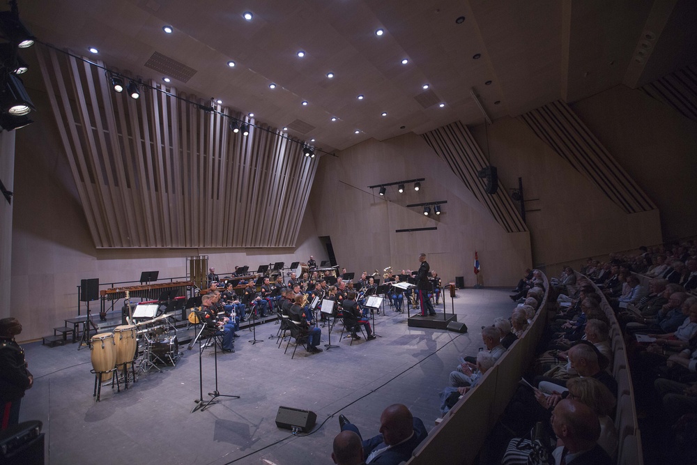 2d Marine Division Band performs at City of Music de la Danse, May 25, 2018