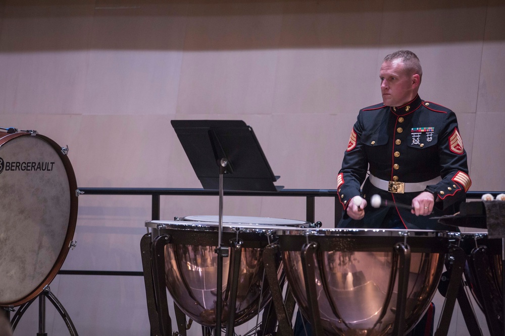 2d Marine Division Band performs at City of Music de la Danse, May 25, 2018