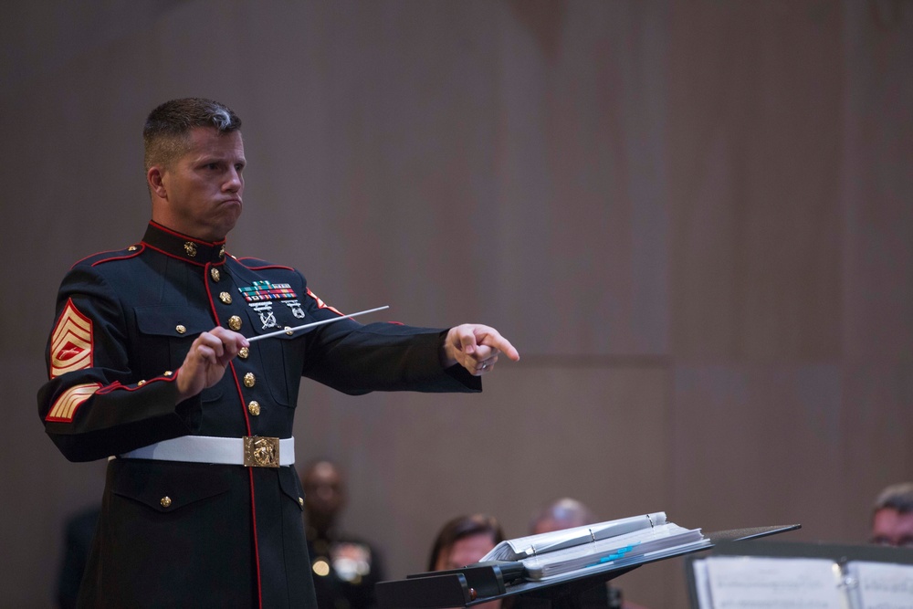 2d Marine Division Band performs at City of Music de la Danse, May 25, 2018