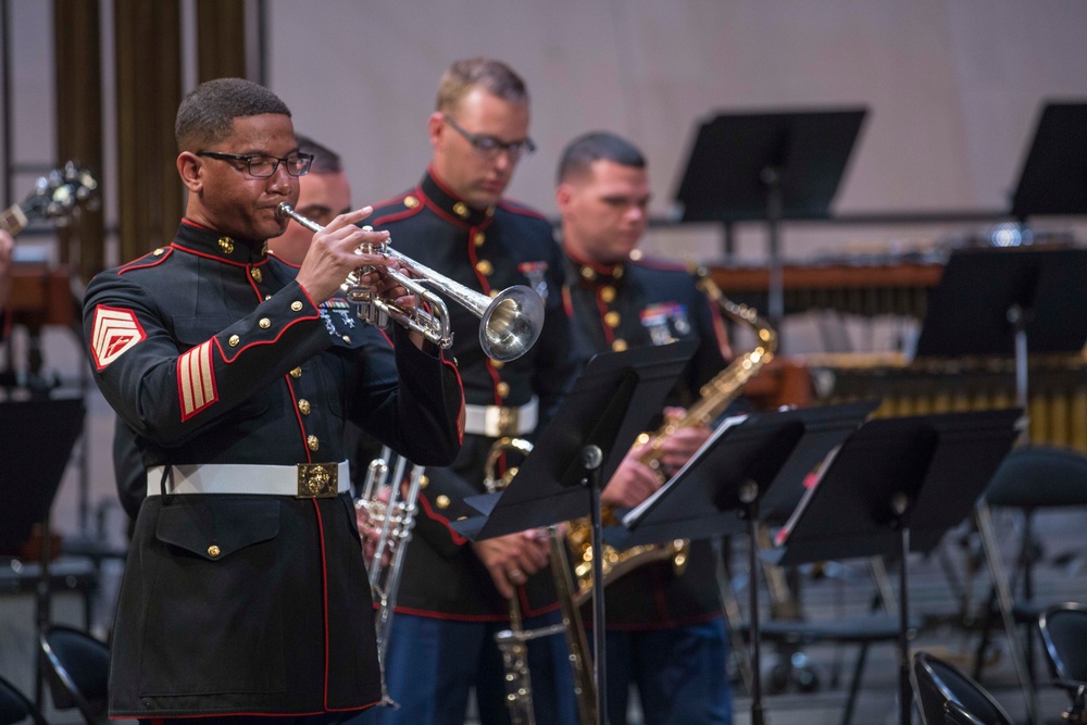 2d Marine Division Band performs at City of Music de la Danse, May 25, 2018