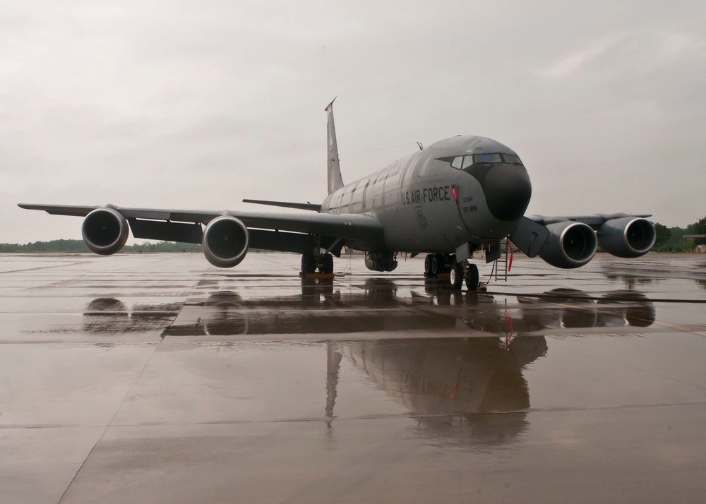 Rainy day at Rickenbacker ANGB