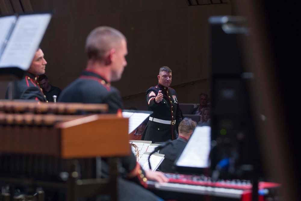 2d Marine Division Band performs at City of Music de la Danse, May 25, 2018