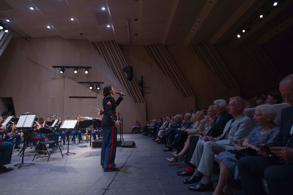 2d Marine Division Band performs at City of Music de la Danse, May 25, 2018