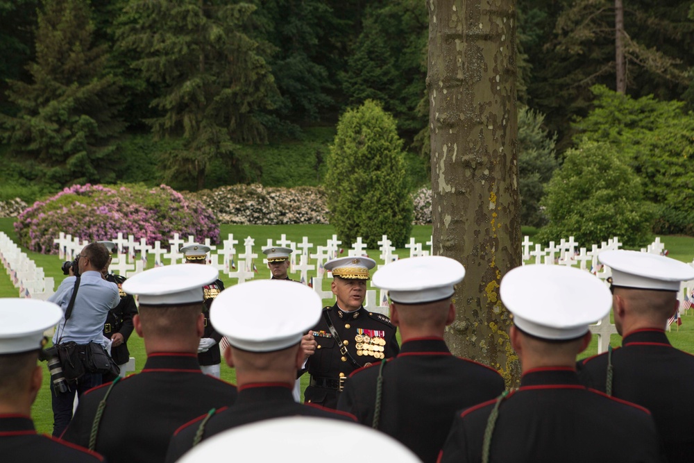 Belleau Wood Centenial Commemoration Ceremony, May 27, 2018