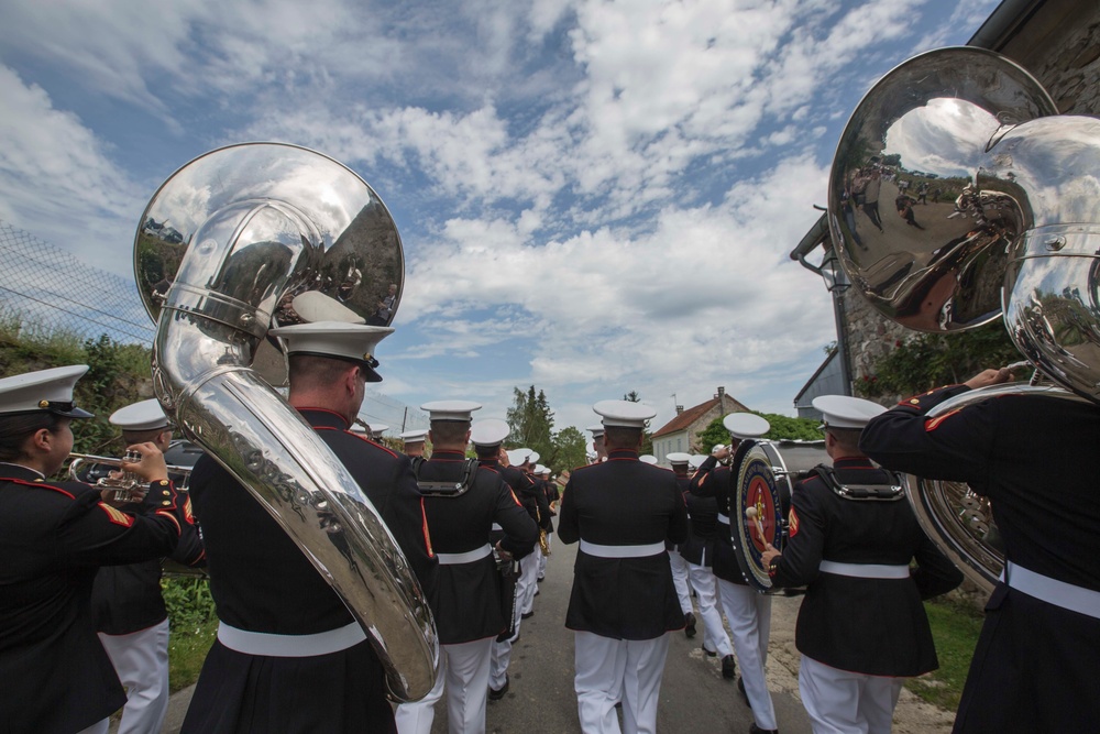 Belleau Wood Centenial Commemoration Ceremony, May 27, 2018