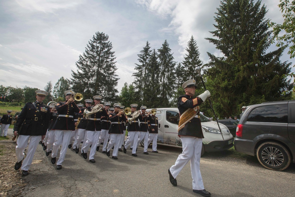 Belleau Wood Centenial Commemoration Ceremony, May 27, 2018