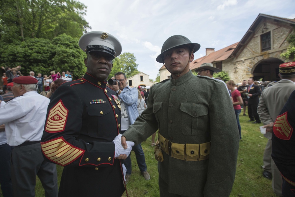 Belleau Wood Centenial Commemoration Ceremony, May 27, 2018