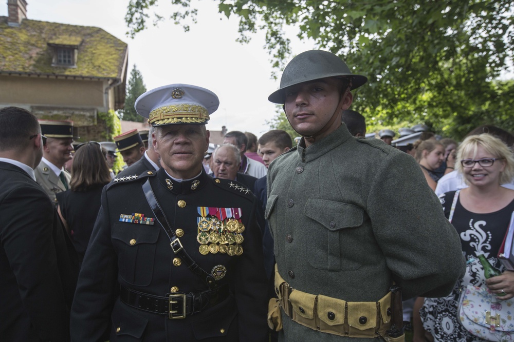 Belleau Wood Centenial Commemoration Ceremony, May 27, 2018