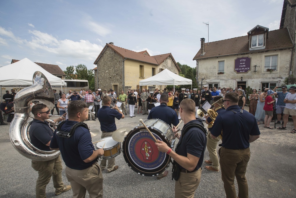 Belleau Wood Centenial Commemoration Ceremony, May 27, 2018