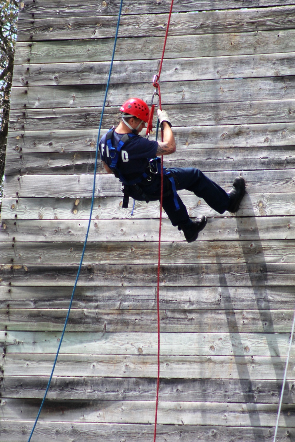 Firefighters hold technical rescue training at Fort McCoy