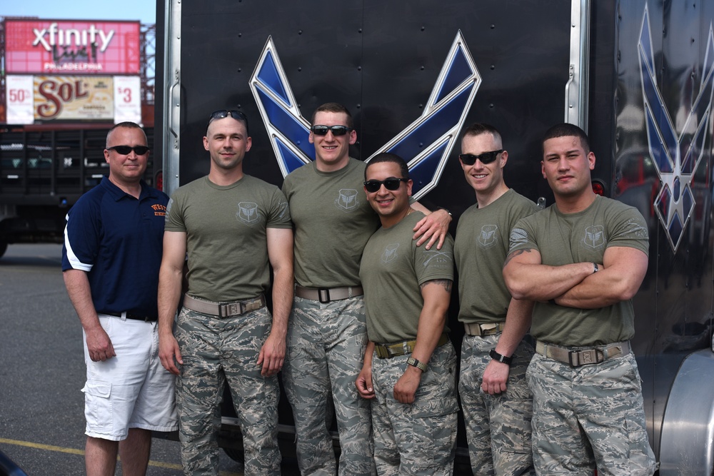 193rd Special Operations Security Forces Airmen take on PT Challenge