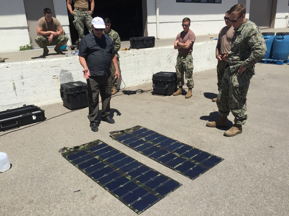 UCT 2 Receives Expeditionary Solar Power and Lighting Systems