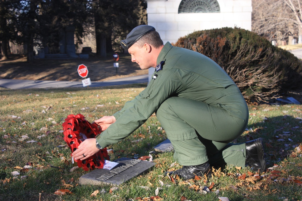 RAF Warrant Officer leads renovation of 1st Lt. Jarvis Offutt’s grave