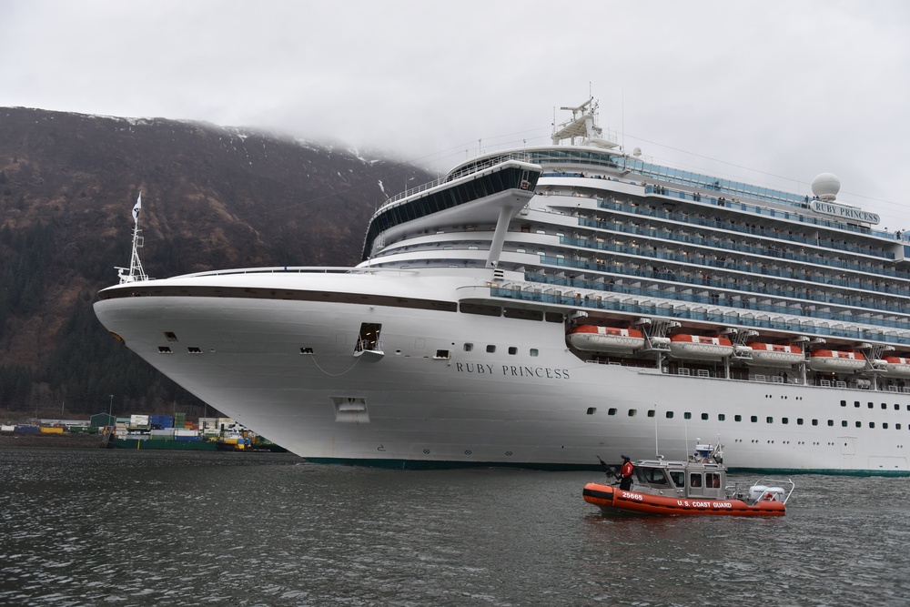 Coast Guard Station Juneau, Alaska, conducts cruise ship escort