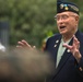 Retired CWO4 Hershel &quot;Woody&quot; Williams visits 62 Area Memorial Garden