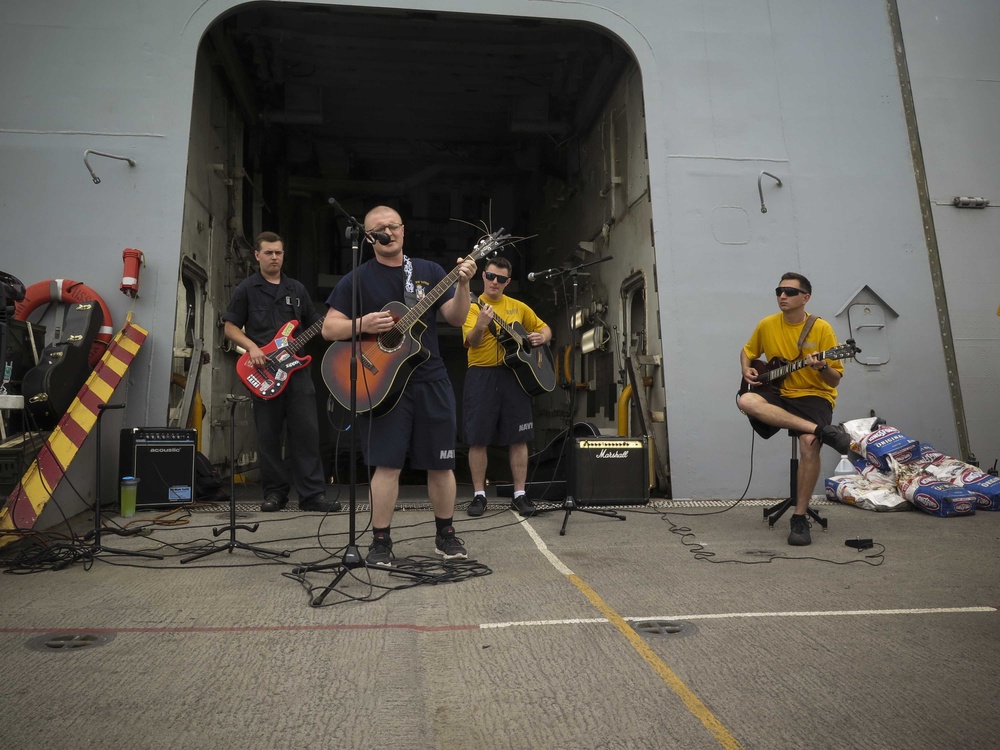 Steel Beach onboard the USS New York