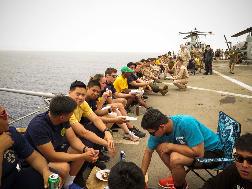 Steel Beach onboard the USS New York