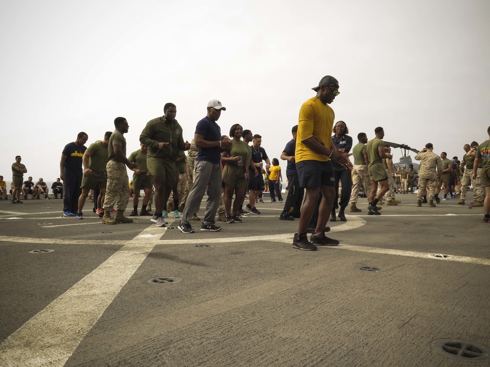 Steel Beach onboard the USS New York