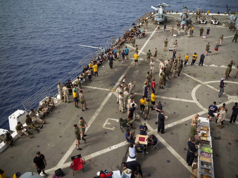 Steel Beach onboard the USS New York