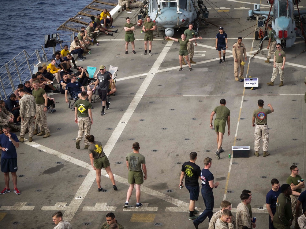 Steel Beach onboard the USS New York