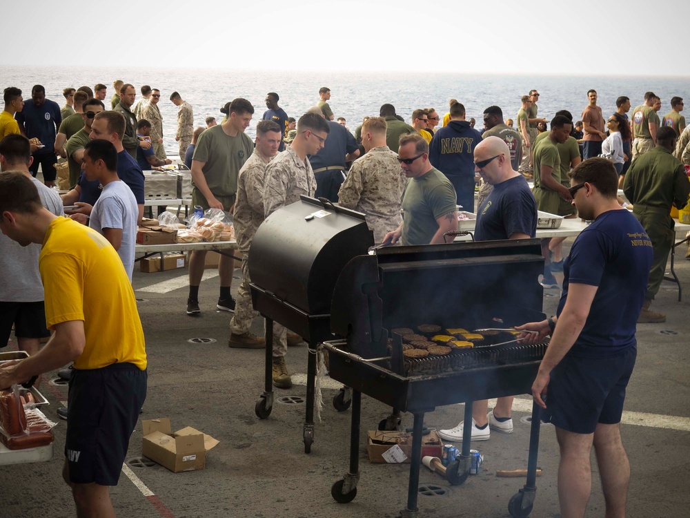 Steel Beach onboard the USS New York