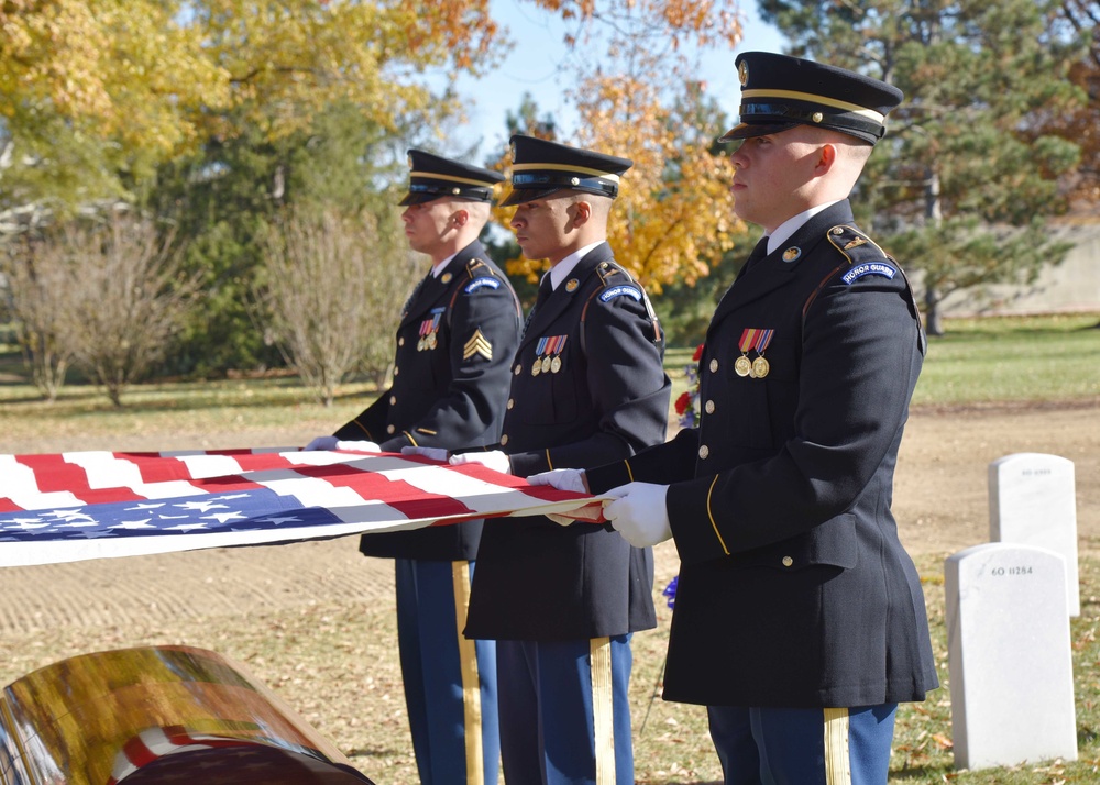 Army Air Forces 2nd Lt. Donald E. Underwood Funeral