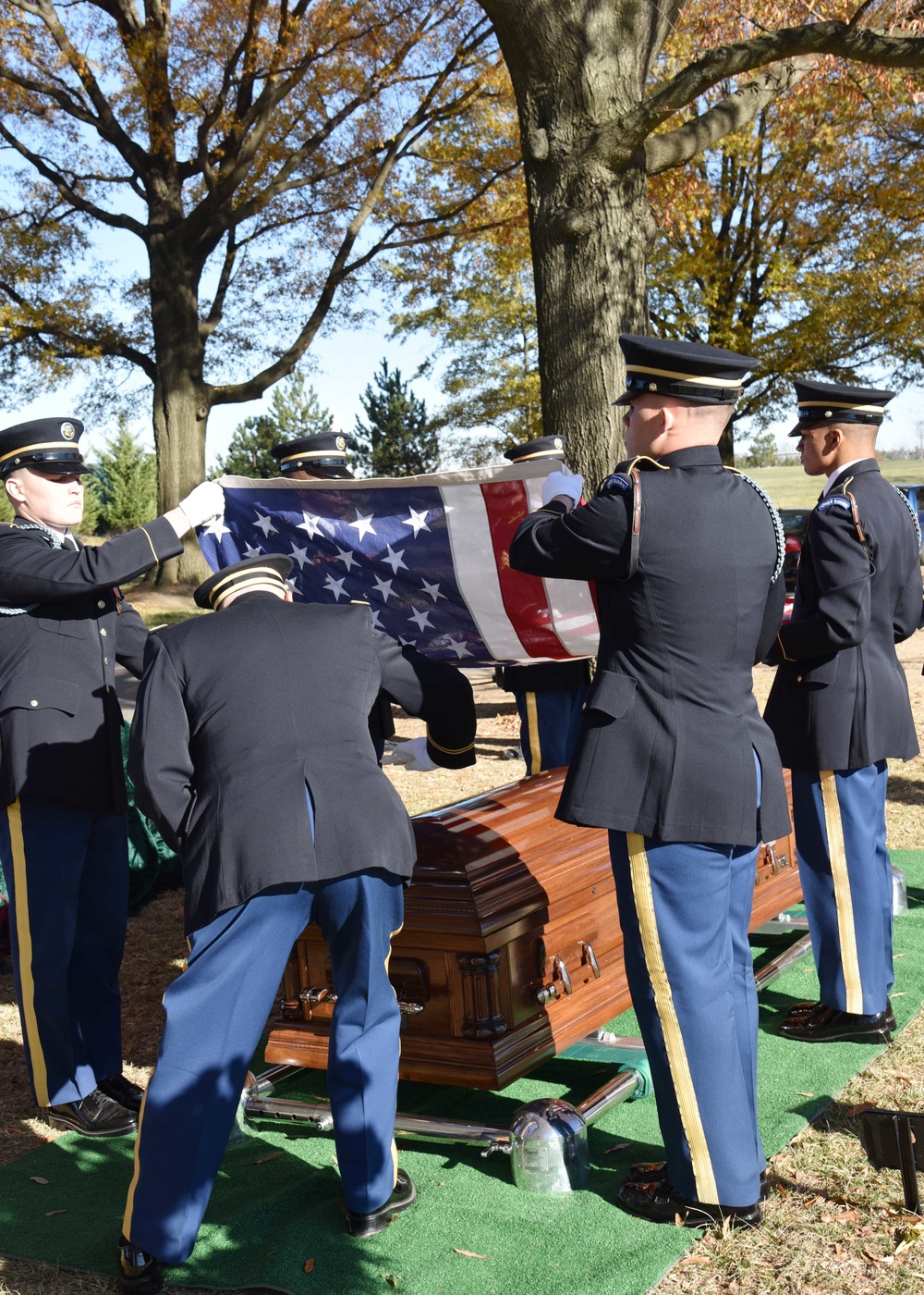 Army Air Forces 2nd Lt. Donald E. Underwood Funeral