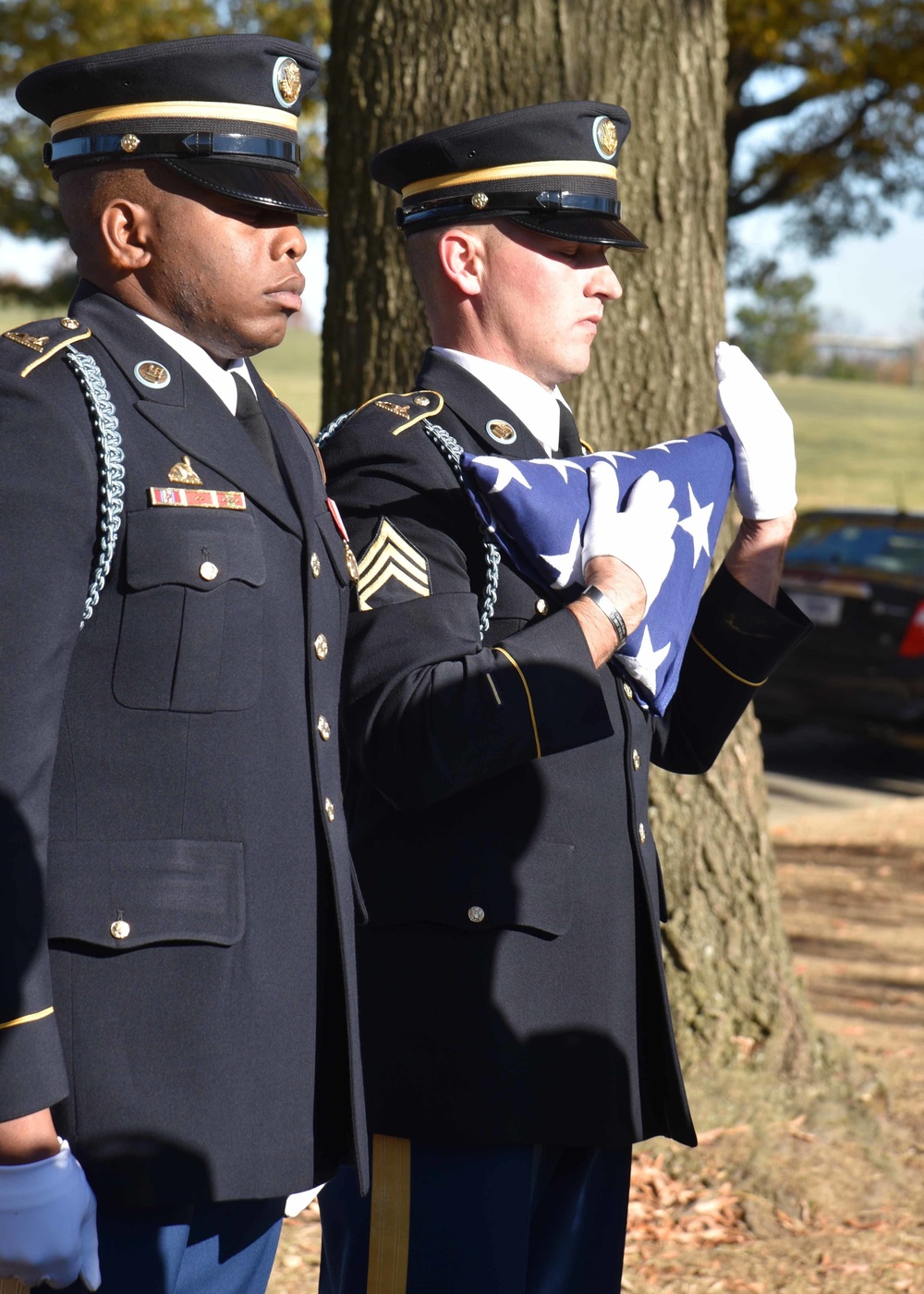 Army Air Forces 2nd Lt. Donald E. Underwood Funeral