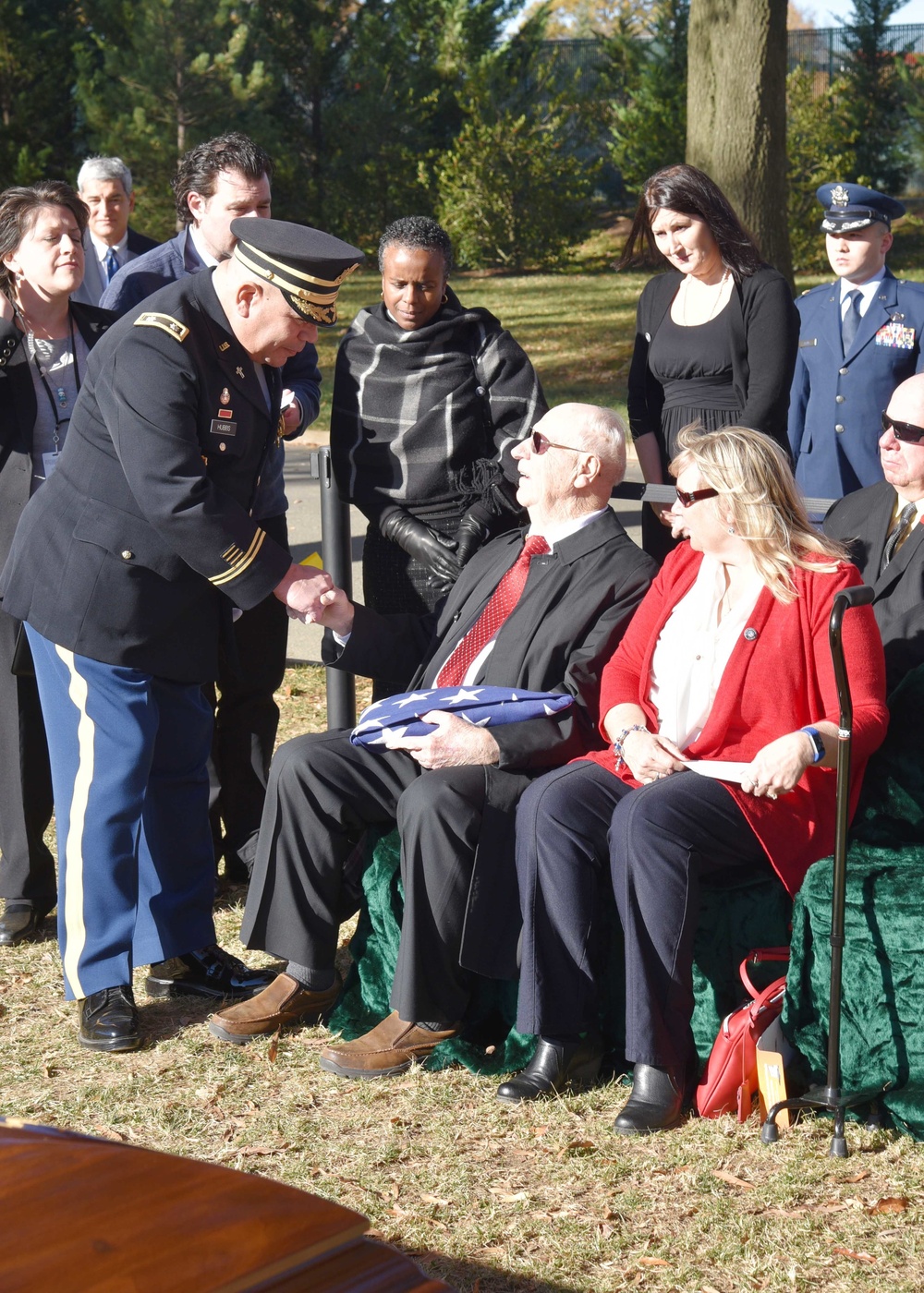 Army Air Forces 2nd Lt. Donald E. Underwood Funeral