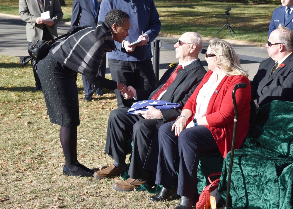 Army Air Forces 2nd Lt. Donald E. Underwood Funeral