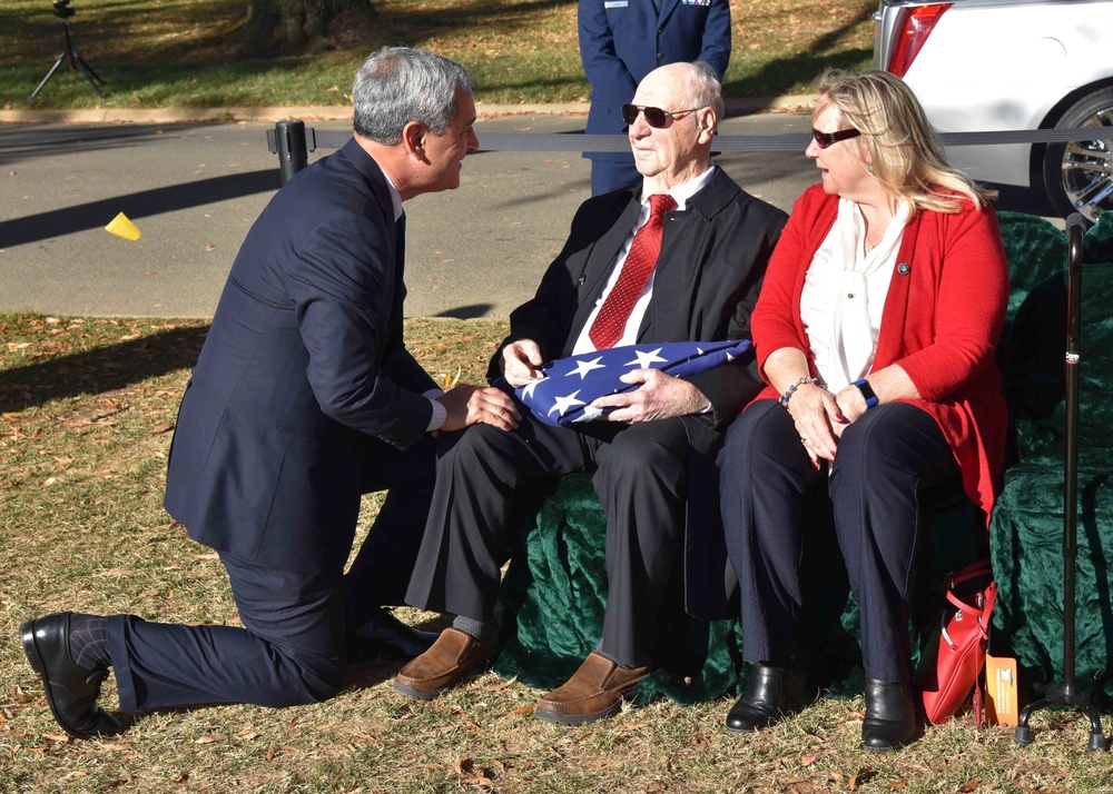 Army Air Forces 2nd Lt. Donald E. Underwood Funeral