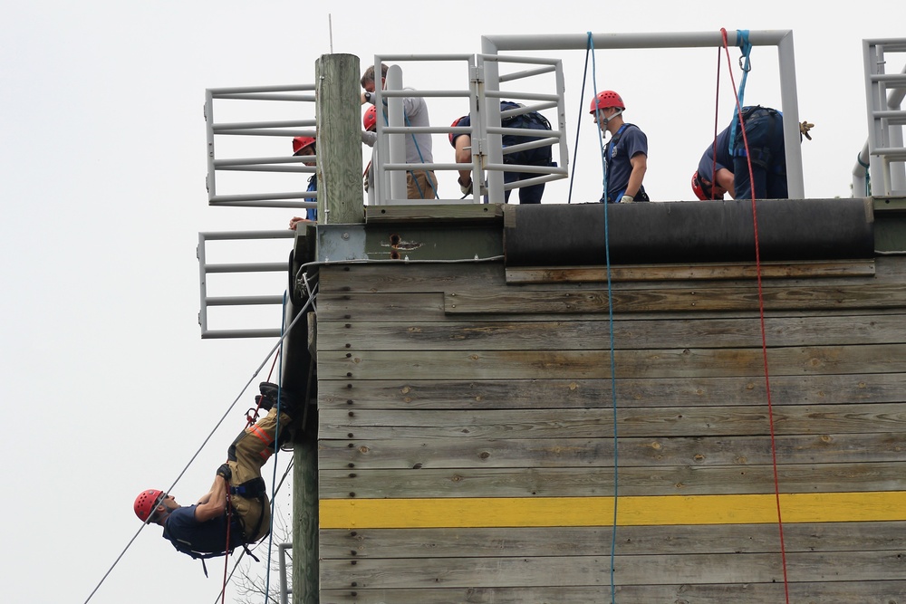 Firefighters hold technical rescue training at Fort McCoy