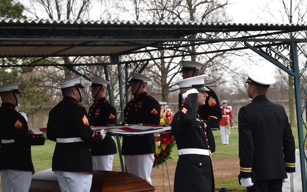 Marine Corps Pvt. Harry K. Tye Funeral
