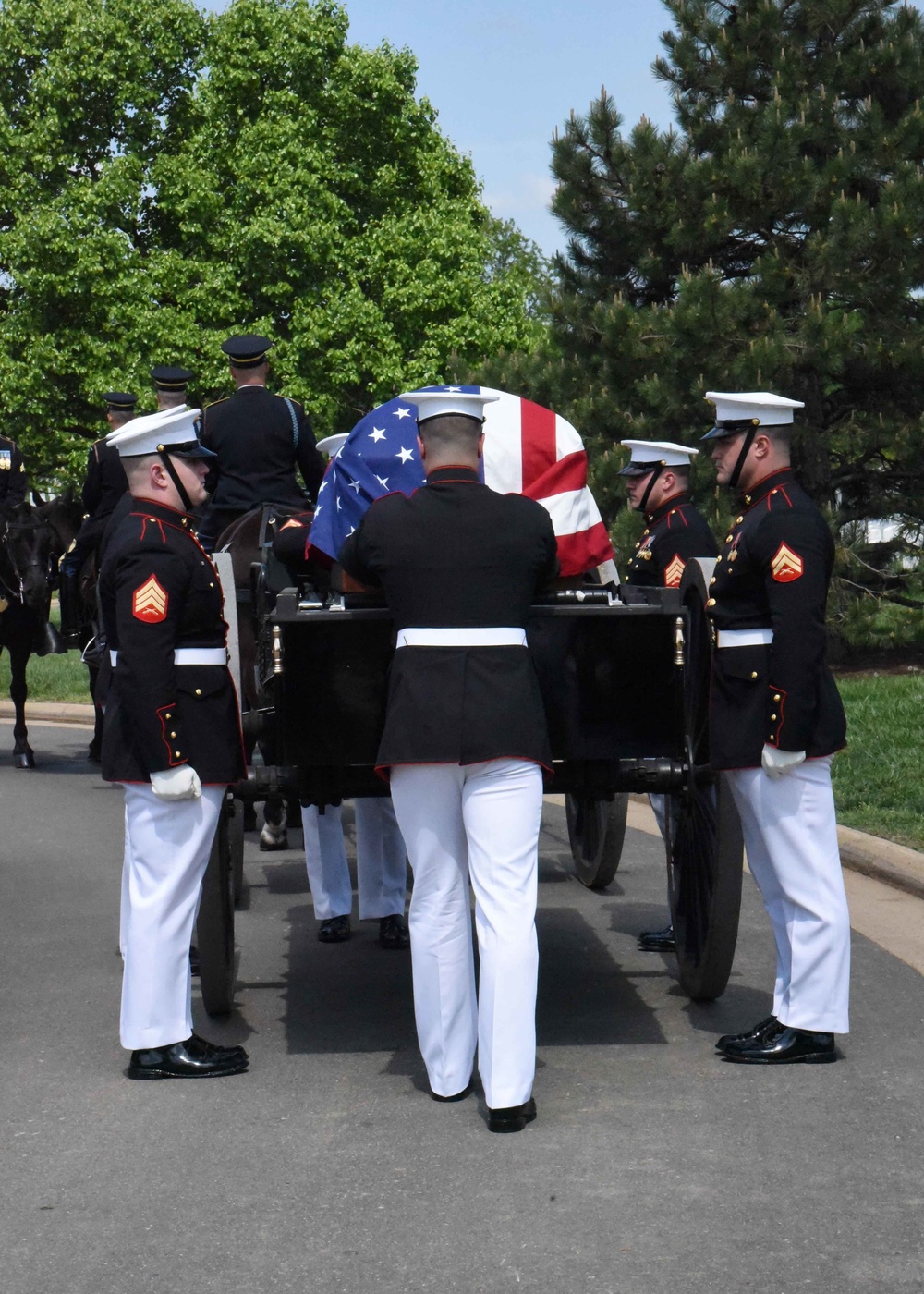 Marine Corps Pfc. Harold V. Thomas Funeral