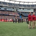 102nd Intelligence Wing Honor Guard Posts Colors at Gillette Stadium on Memorial Day