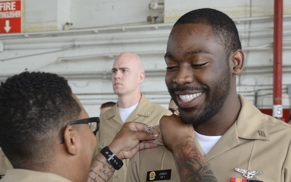 VX-1 Frocking ceremony