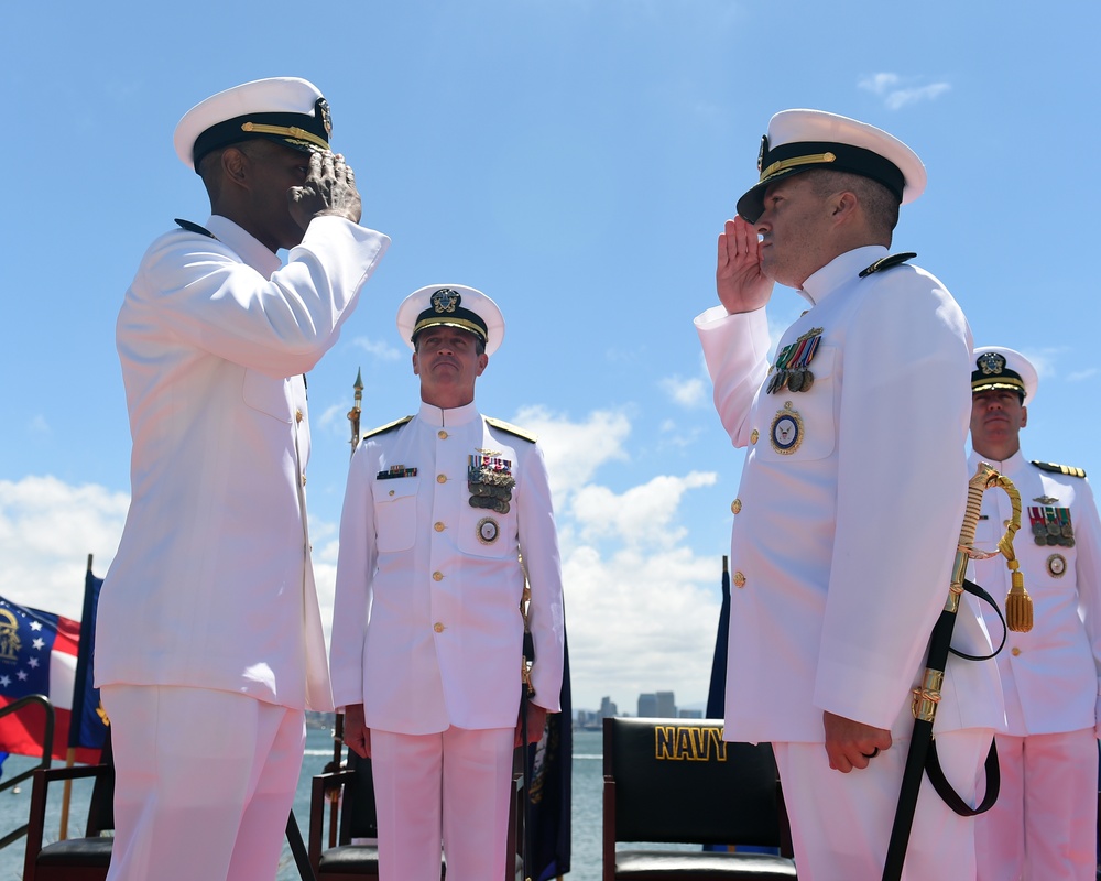 NRD San Diego Holds Change of Command Ceremony