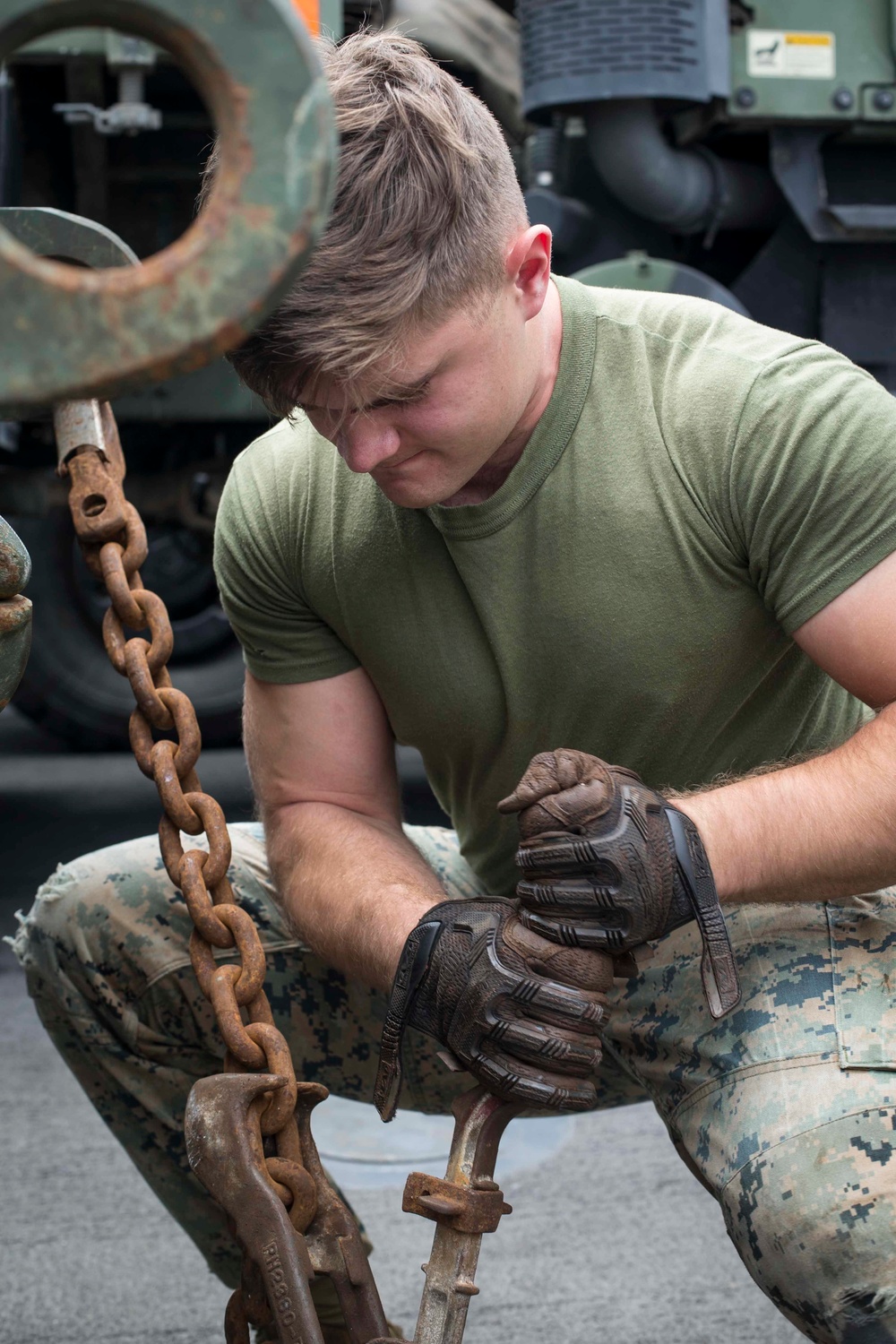 AAVs depart Camp Pendleton and Combat Cargo prepares for the onload