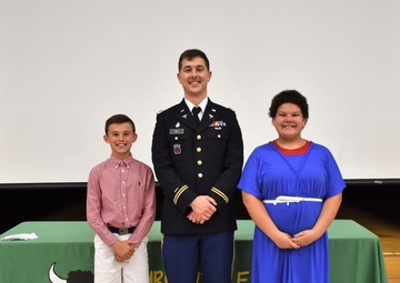 1st AML Officer Speaks with Churchville Elementary “Patriots”