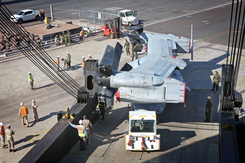 Marines' MV-22 Osprey tilrotor aircraft arrive in the Top End
