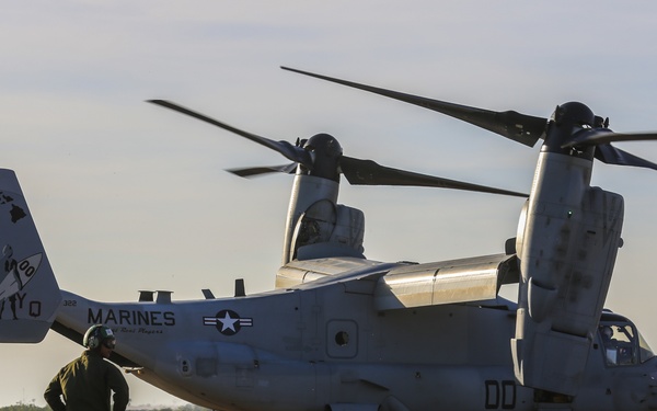 MV-22 Osprey tiltrotor aircraft arrive in the Top End