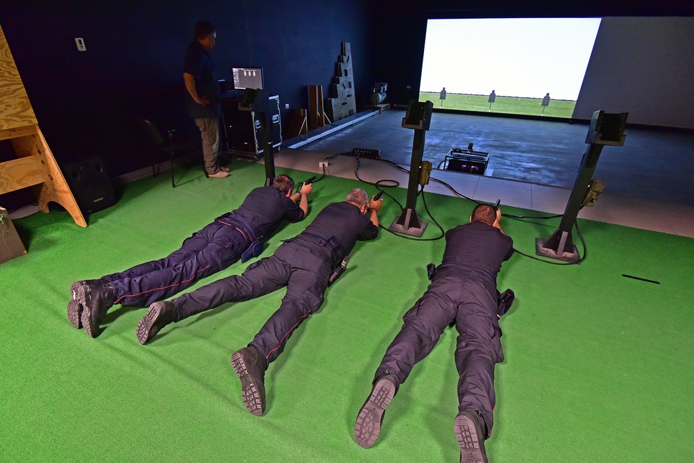 Italian Carabinieri Training at Caserma Del Din, Vicenza, Italy.