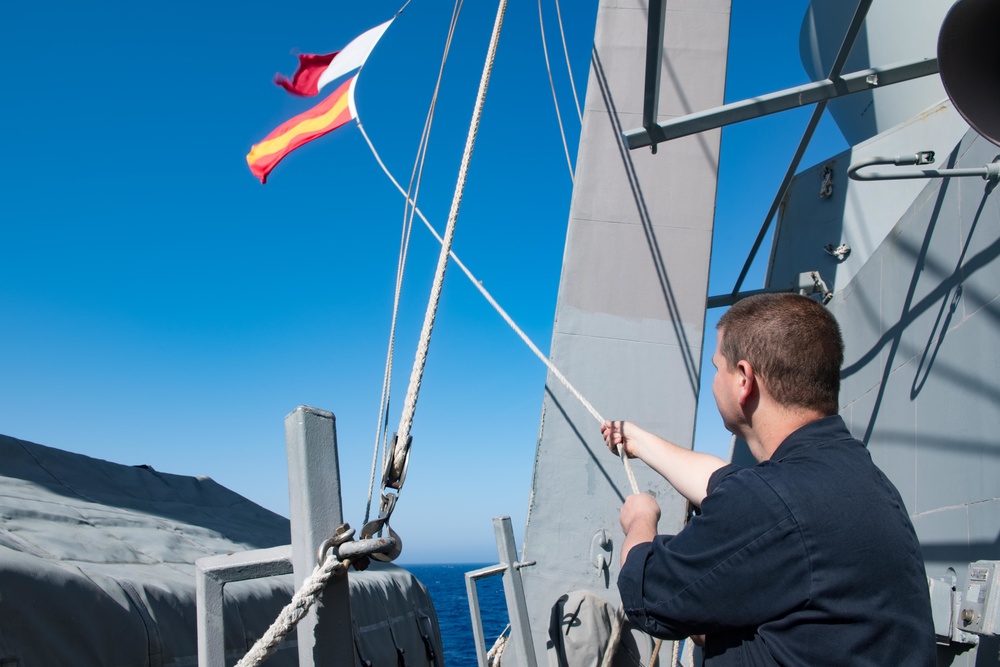 REPLENISHMENT AT SEA