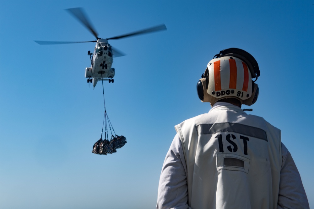 REPLENISHMENT AT SEA