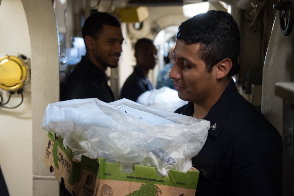 REPLENISHMENT AT SEA