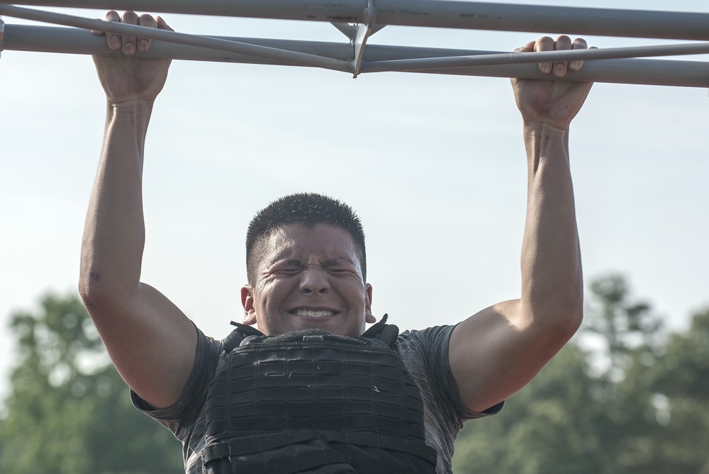 Members of Team Seymour honor Navy SEAL in completing workout