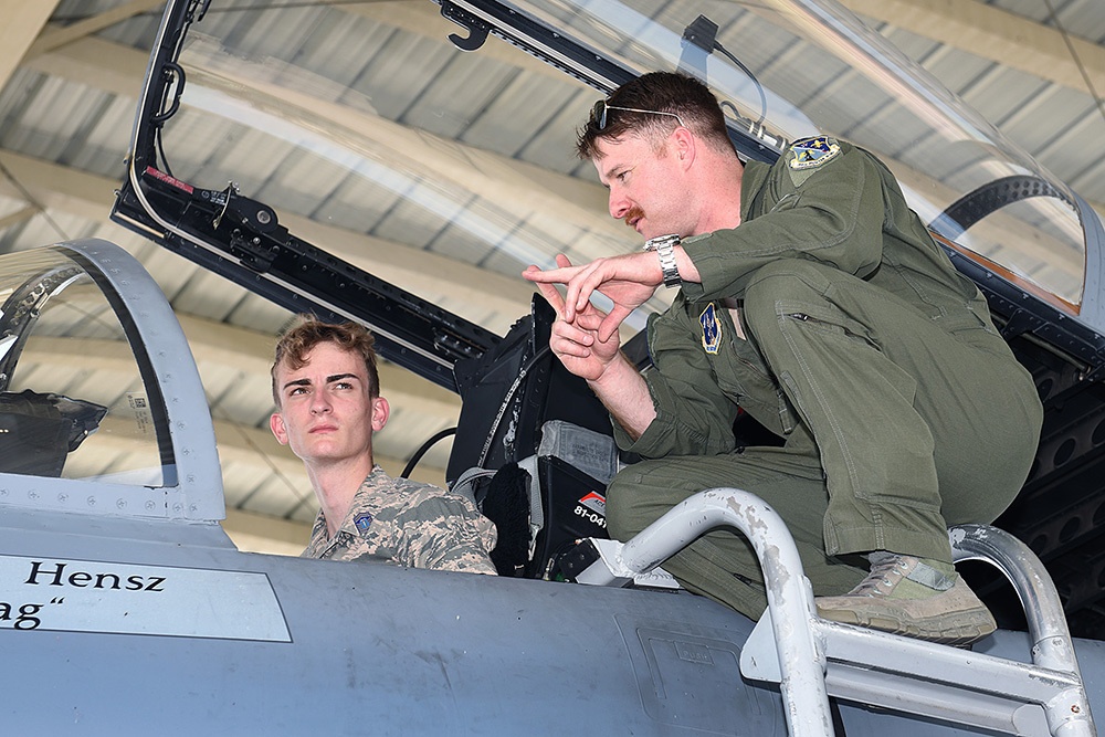 Local high school student aims high to become fighter pilot